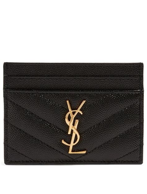 card holder ysl women's